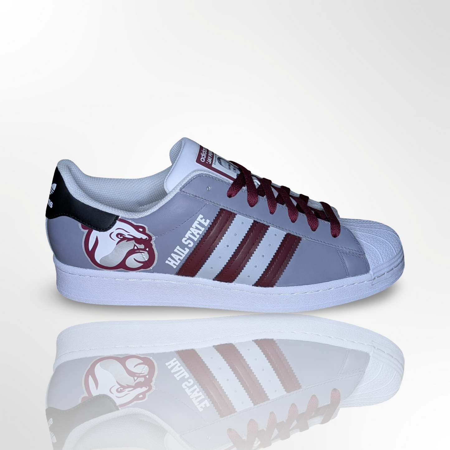 ‘Hail State’ Custom Shoes - Adidas Superstar - FREE SHIPPING