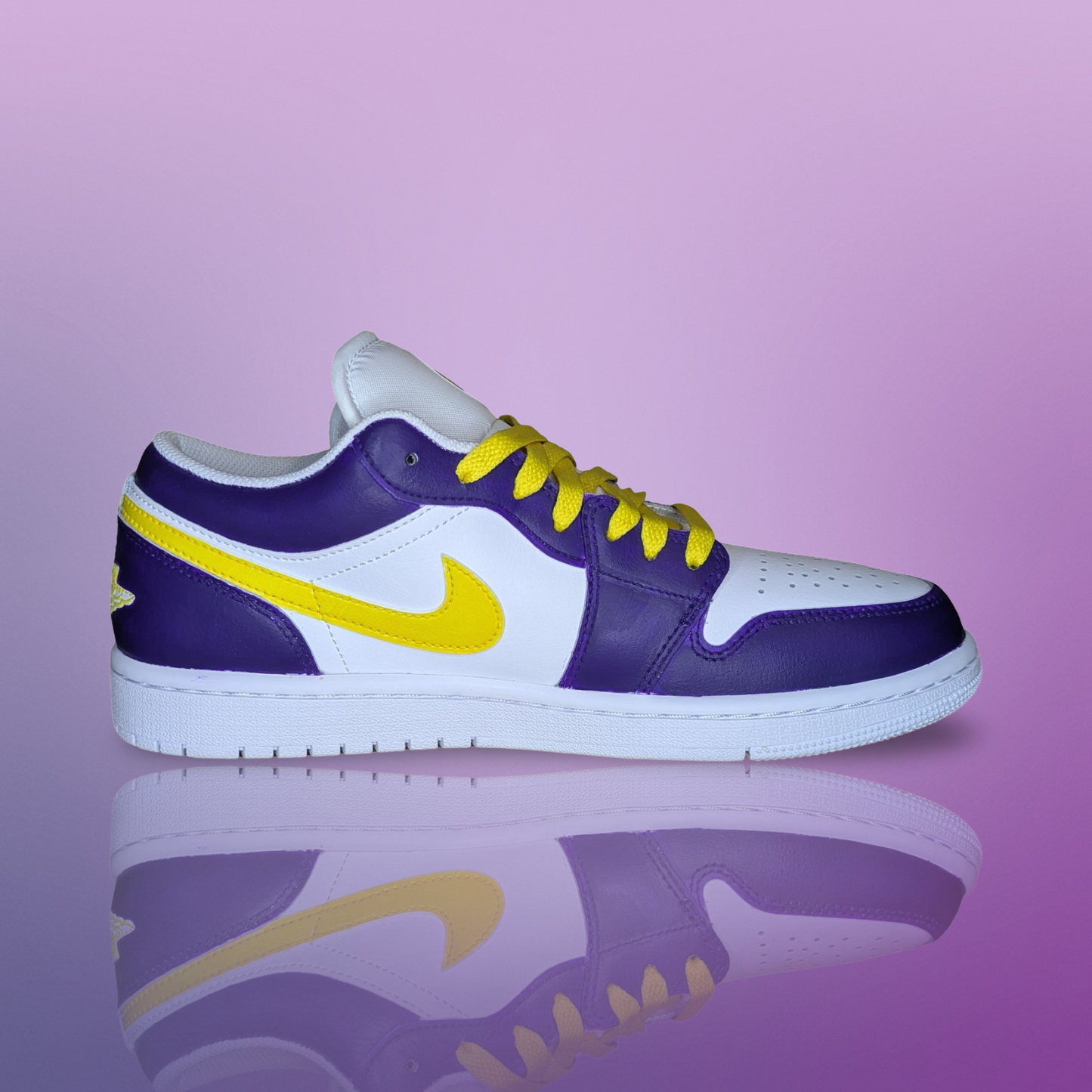 ‘Randy Miss Vikings’ Custom Shoes - Jordan 1 Low - FREE SHIPPING