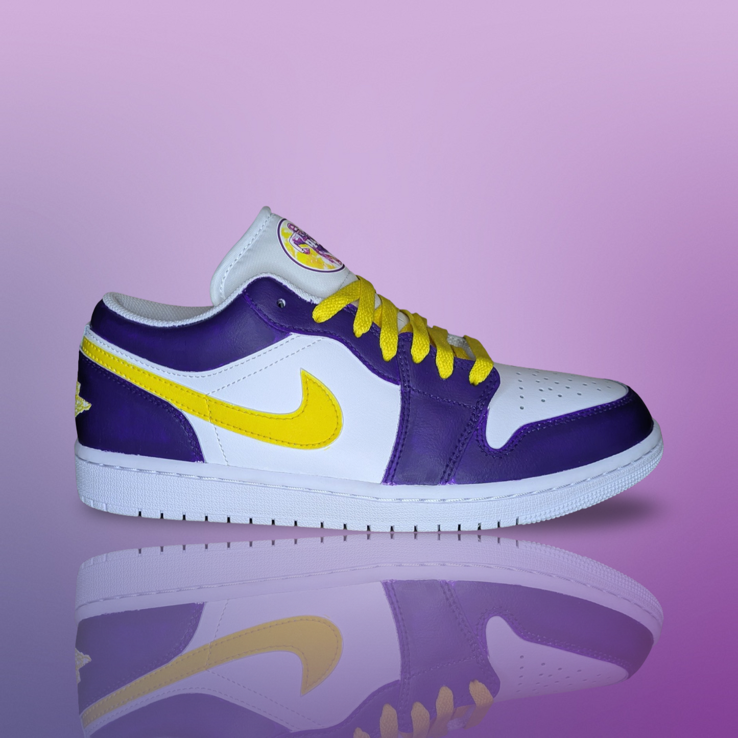 ‘Randy Miss Vikings’ Custom Shoes - Jordan 1 Low - FREE SHIPPING