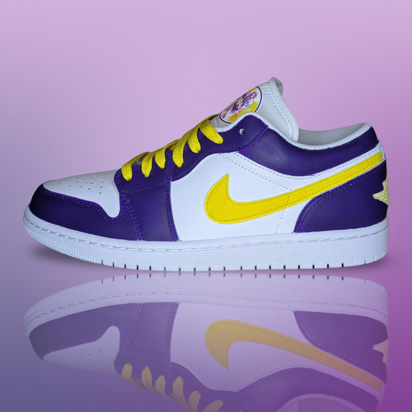 ‘Randy Miss Vikings’ Custom Shoes - Jordan 1 Low - FREE SHIPPING