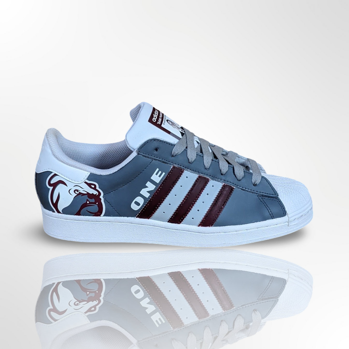 Mississippi State Custom Shoes - Superstar Shell Toe - FREE SHIPPING
