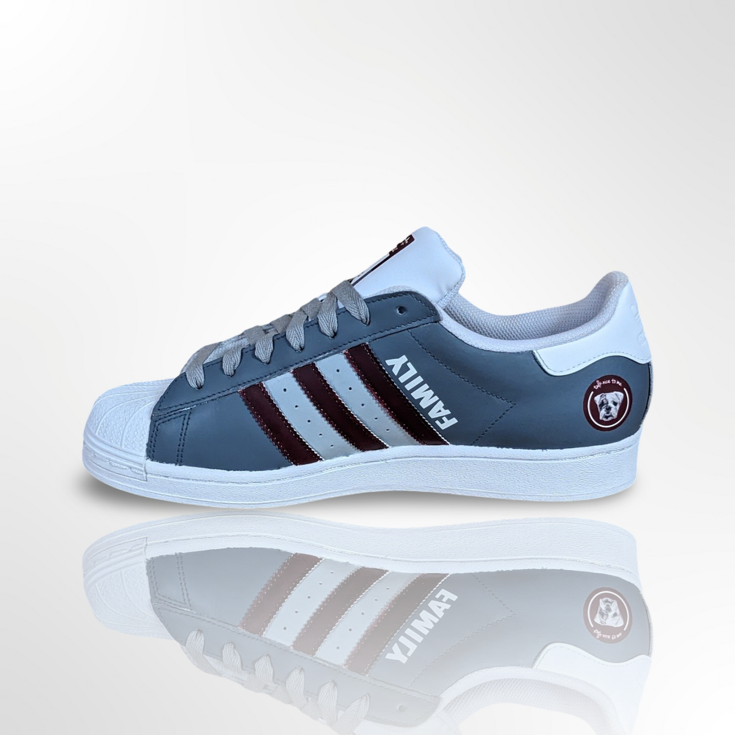 Mississippi State Custom Shoes - Superstar Shell Toe - FREE SHIPPING