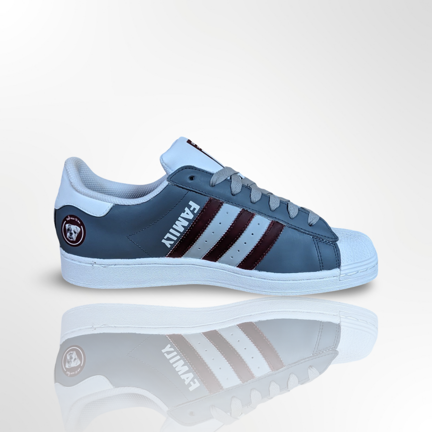 Mississippi State Custom Shoes - Superstar Shell Toe - FREE SHIPPING