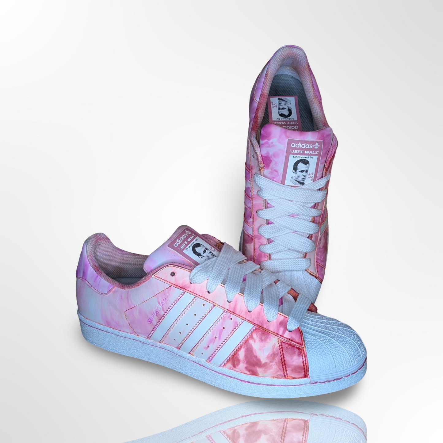 UofL University of Louisville Marbled Custom Shoes - Adidas Superstar - FREE SHIPPING