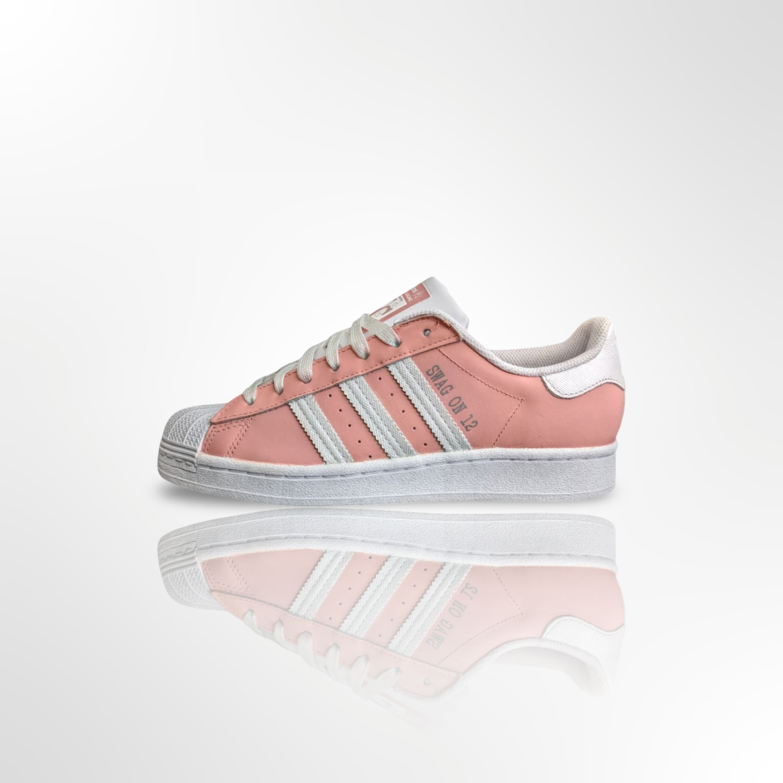 Vintage Petal Pink" Custom Shoes - Adidas Superstar Shell Toe - FREE SWAG ON 12 Vintage Petal Pink" Custom Shoes - Adidas Superstar Shell Toe - FREE SWAG ON 12