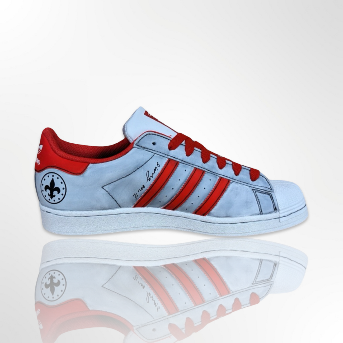UofL University of Louisville "Rep My City" Custom Shoes - Adidas Superstar - FREE SHIPPING