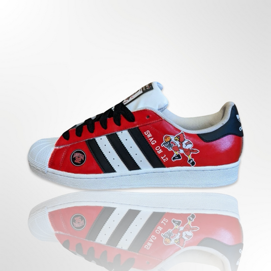 UofL University of Louisville DeJuan Wheat Custom Shoes - Adidas Superstar - FREE SHIPPING