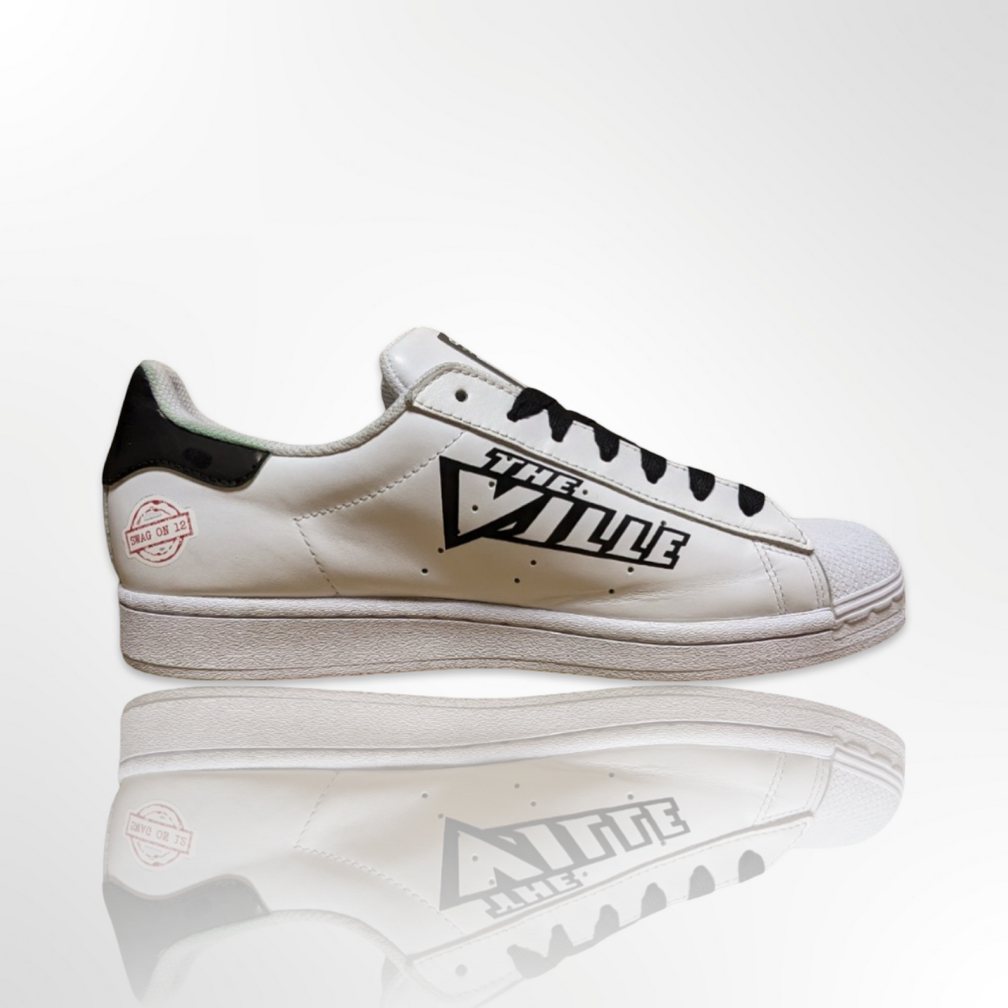 UofL University of Louisville "The Ville" Custom Shoes - Adidas Superstar - FREE SHIPPING