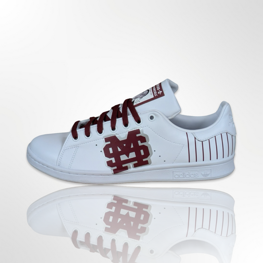 Mississippi State Custom Shoes - Adidas Stan Smith - FREE SHIPPING