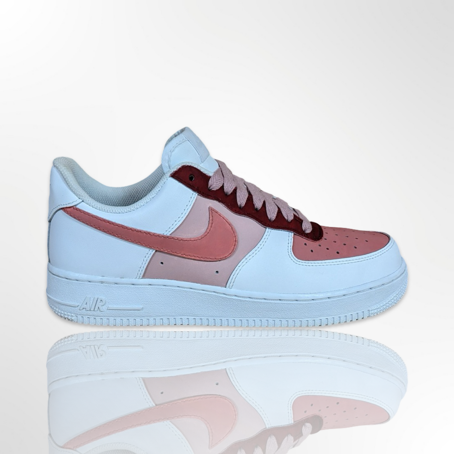 Cherish Pink on Pink Custom Shoes - Nike Air Force 1 Low - FREE SHIPPING