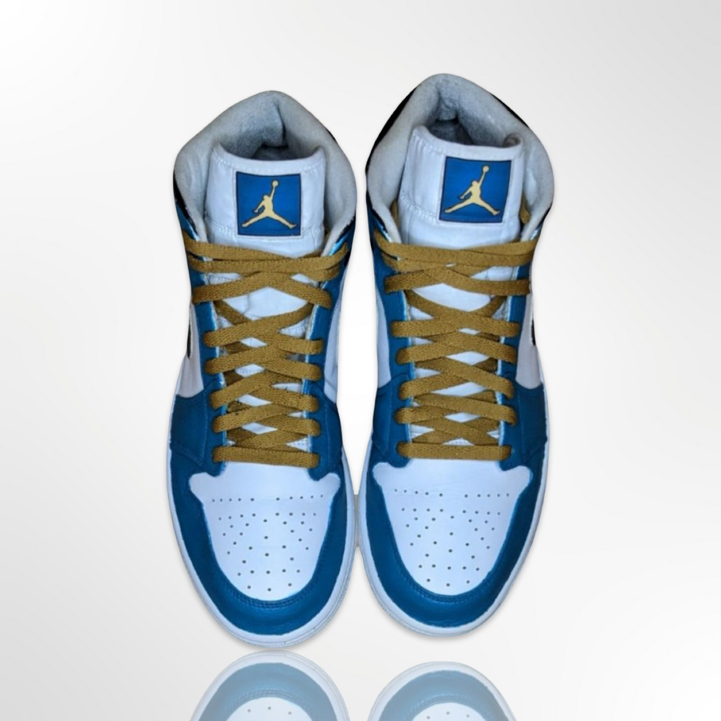 "Jacksonville Jaguars" Custom Shoes - Jordan 1 Mid - FREE SHIPPING