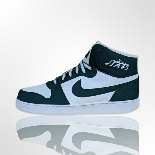 "New York Jets" Custom Shoe - Nike Ebernon - FREE SHIPPING